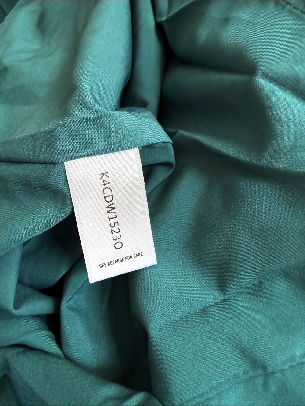 Bishop + Young Mara Pleated Satin Midi Dress in Emerald size S Small NWT - Picture 10 of 12
